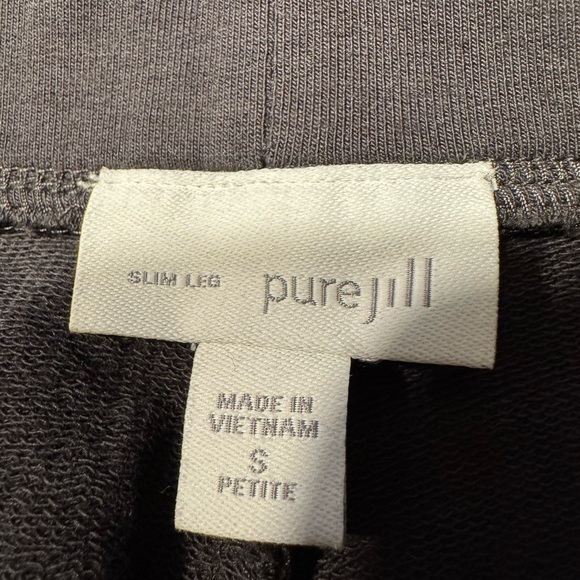 J Jill Heather Gray Ponte Slim Leg Pant NWOT. Size SP - Picture 4 of 9